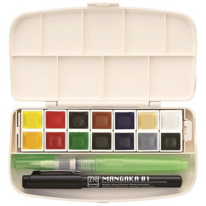 Gansai Tambi Portable 14 Color Set
