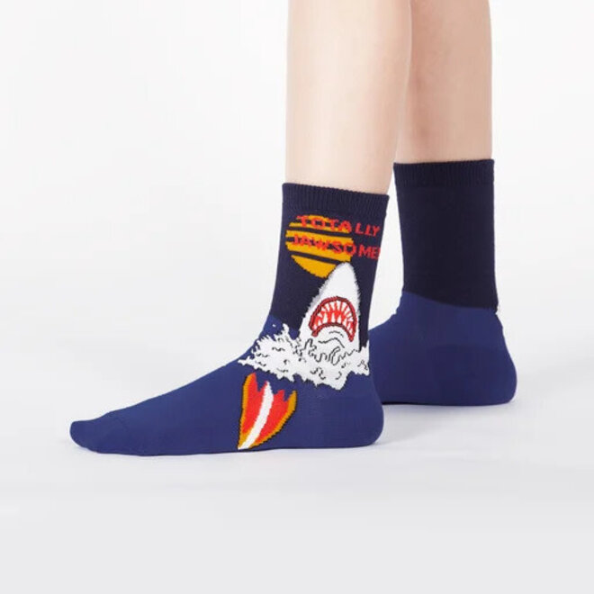 Sock it to Me: 3pk Junior Crew  Totally Jawsome