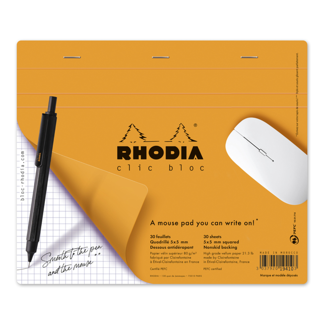 Rhodia - Clic-Bloc - Orange