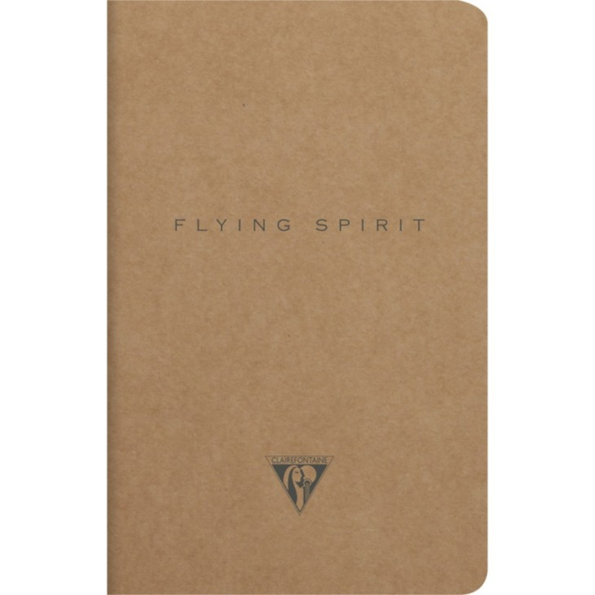 Flying Spirit Kraft Notebook - 90g 11x17cm 48 Sheets - Lined