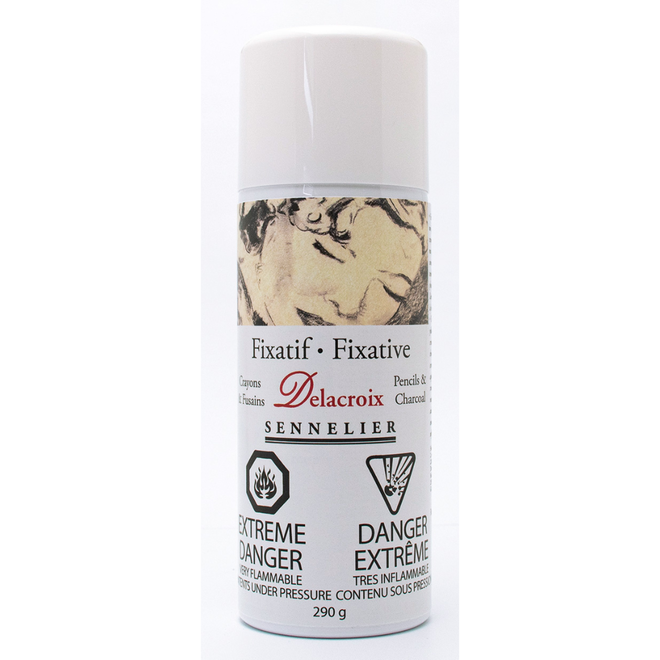Sennelier Delacroix Charcoal Fixative 400Ml
