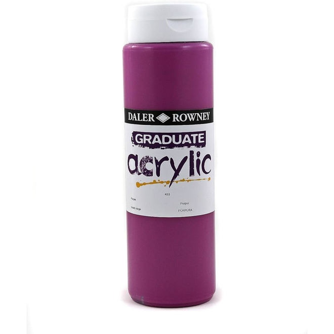 Graduate Acrylic 500Ml Purple