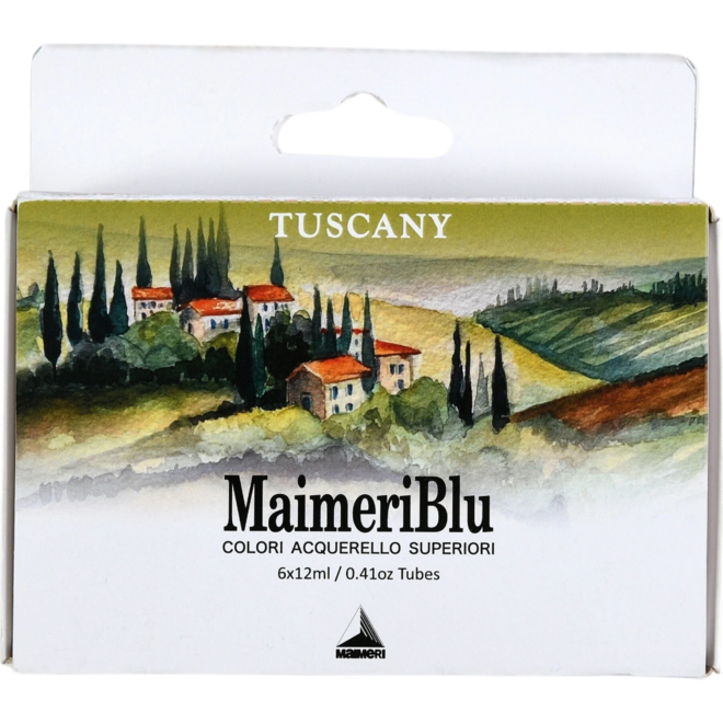 Maimeri Blu Tuscany Watercolour Set - 6x 12ml Tubes