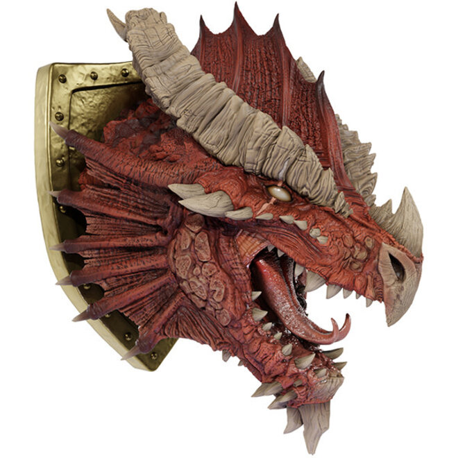 D&D Replicas of the Realms: Limited Edition 50th Anniversary: Ancient Red Dragon Trophy Plaque