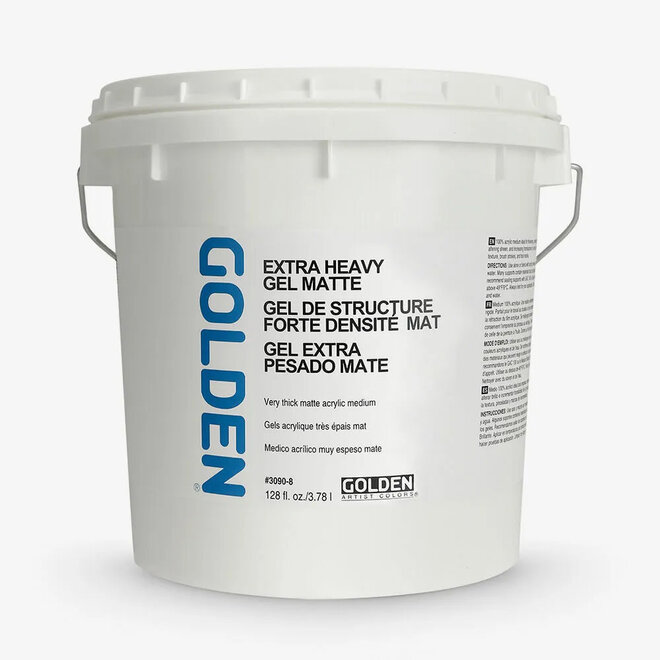 Golden Acrylic Medium - 128oz Extra Heavy Gel Matte