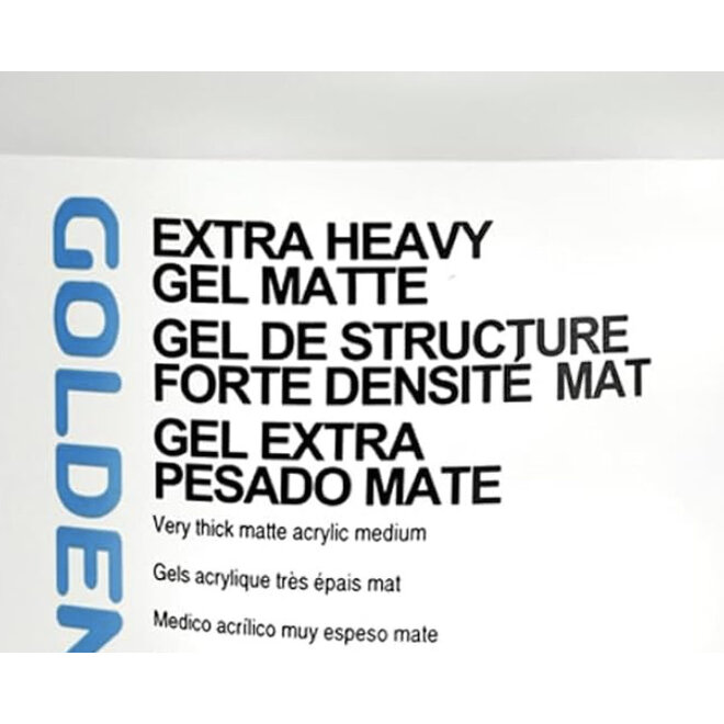 Golden Acrylic Medium - Extra Heavy Gel Matte 16oz