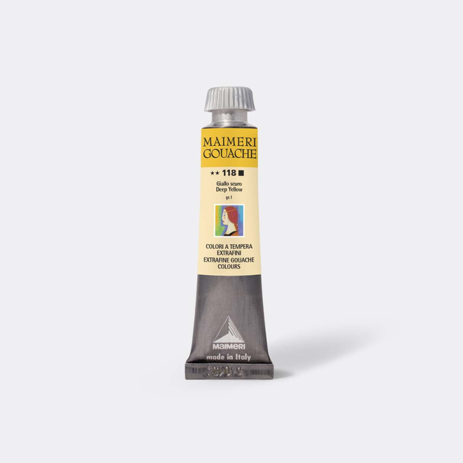 Maimeri 20Ml Gouache Deep Yellow