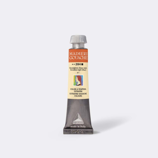 Maimeri 20Ml Gouache Vermilion Light (Hue)