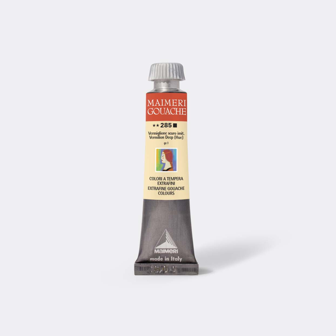 Maimeri 20Ml Gouache Vermilion Deep (Hue)