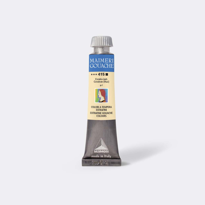 Maimeri 20Ml Gouache Cerulean (Hue)