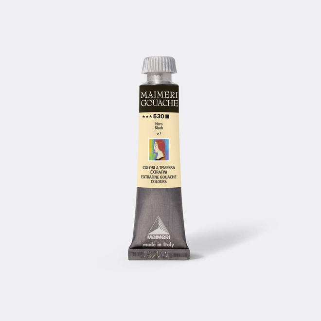 Maimeri 20Ml Gouache Black