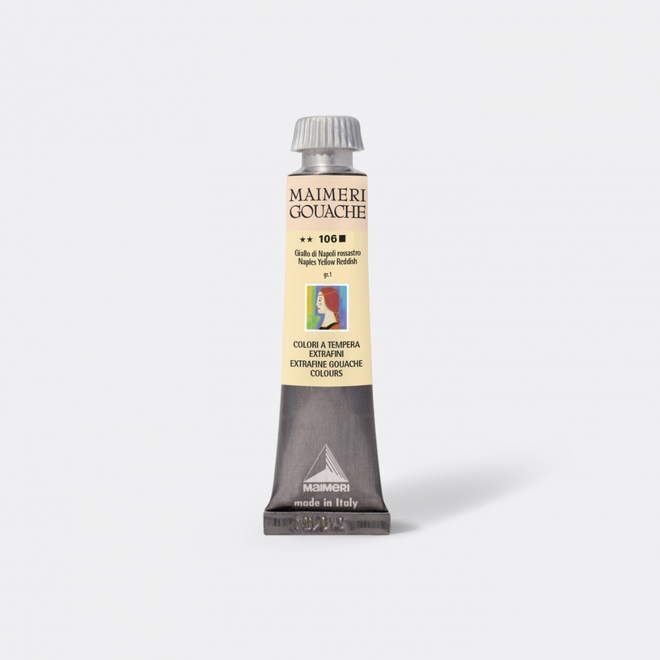 Maimeri 20Ml Gouache Naples Yellow Reddish