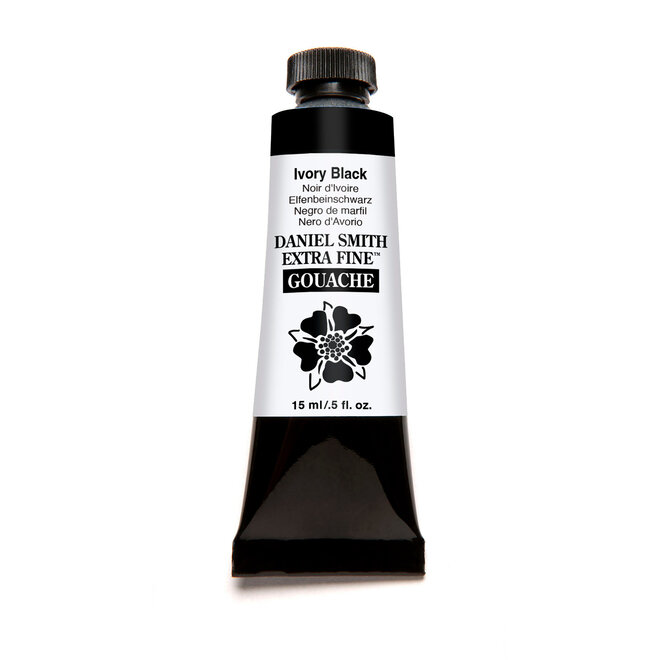Daniel Smith Gouache - 15ml Series 1 - Ivory Black