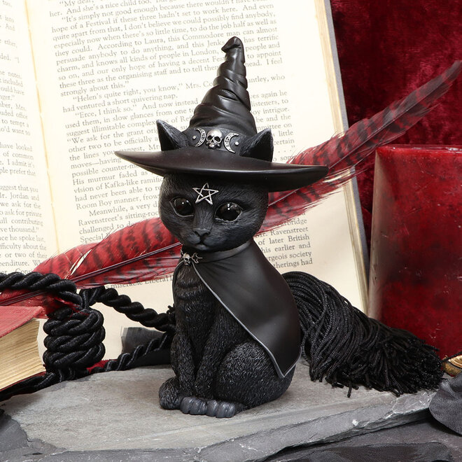 Cult Cuties: Purrah Witch Cat Figurine