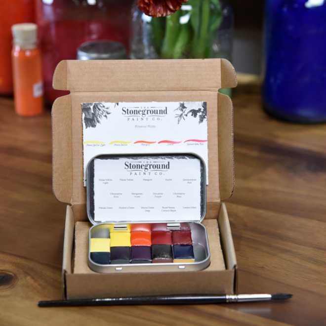 Stoneground Paint Large Botanical Palette