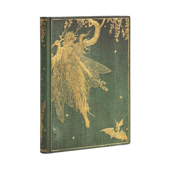 Paperblanks Hardcover Journal - Lang's Fairy Books: Olive Fairy - Midi, Lined