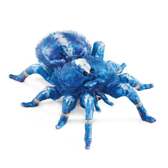 Folkmanis Hand Puppet - Blue Tarantula