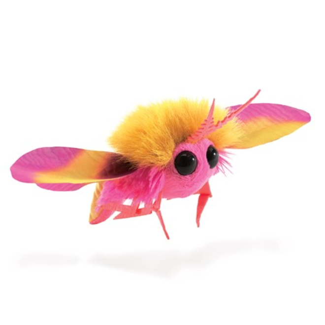 Folkmanis Finger Puppet - Mini Rosy Maple Moth