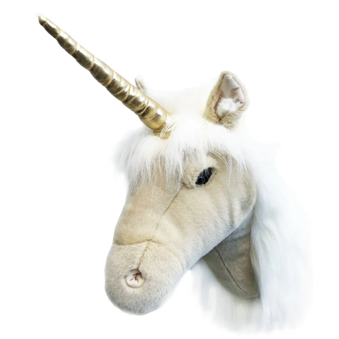 Wild & Soft Fay Beige Unicorn Head