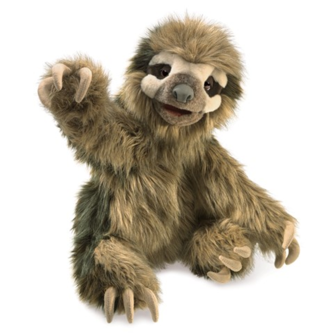Folkmanis Puppet - Three-Toed Sloth