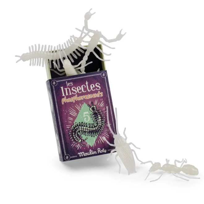 Les Petites Merveilles - Glow In The Dark Insects 5pk