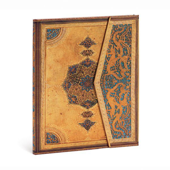 Paperblanks Hardcover Journal w/ Flap - Safavid Binding Art - Ultra, Lined