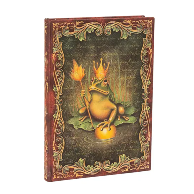 Paperblanks Hardcover Journal - The Brothers Grimm, Frog Prince - MIDI, BLANK