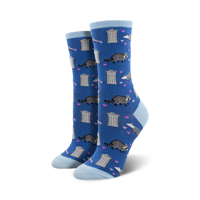 Socksmith Socks - S - Trashy Love - Blue, Size 9-11