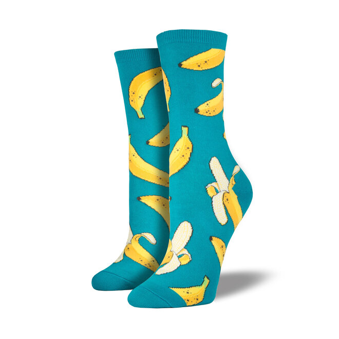 Socksmith Socks - S - Bananas - Emerald, Size 9-11