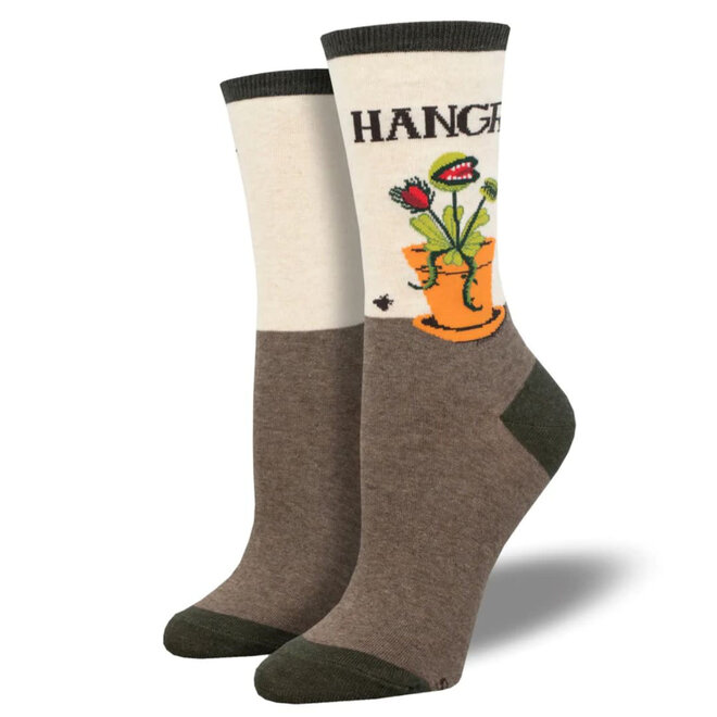 Socksmith Socks - Hangry, Ivory Heather - Size S/M