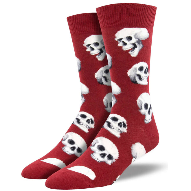 Socksmith Socks - L - Sacred Skulls - Red, Size 10-13