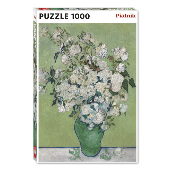 Piatnik 1000pc Puzzle - Van Gogh - Vase With White Roses