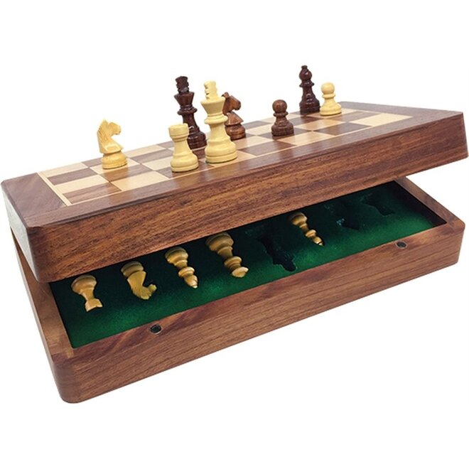 Piatnik Wooden Folding Chess Set  18cm