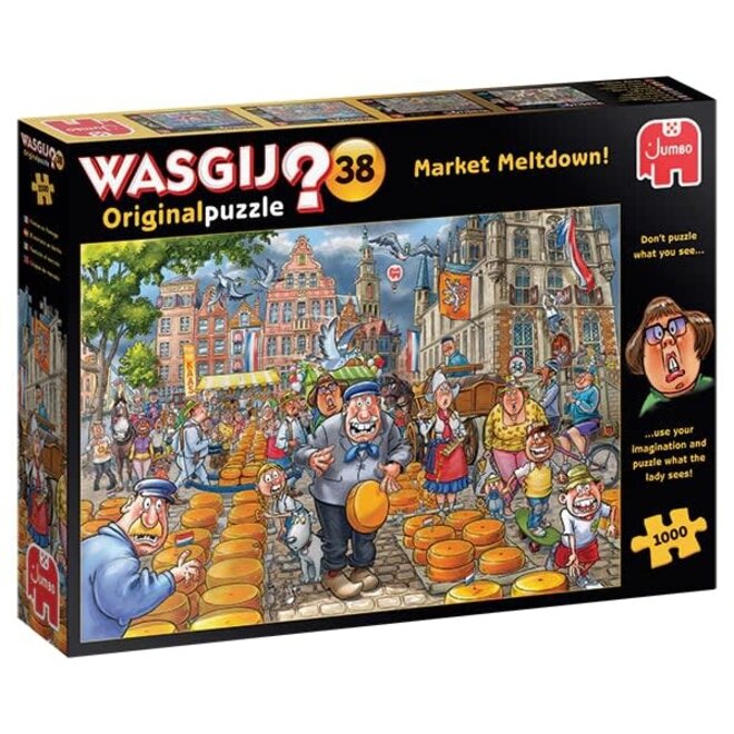 Wasgij Puzzle 1000Pc, Market Meltdown