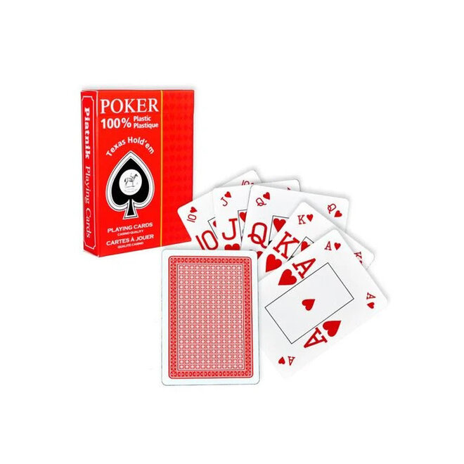 Piatnik Playing Cards Deck 100% Plastic - Poker Texas Hold'em