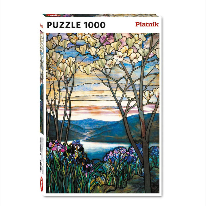 Piatnik 1000pc Puzzle - Tiffany - Magnolias And Irises