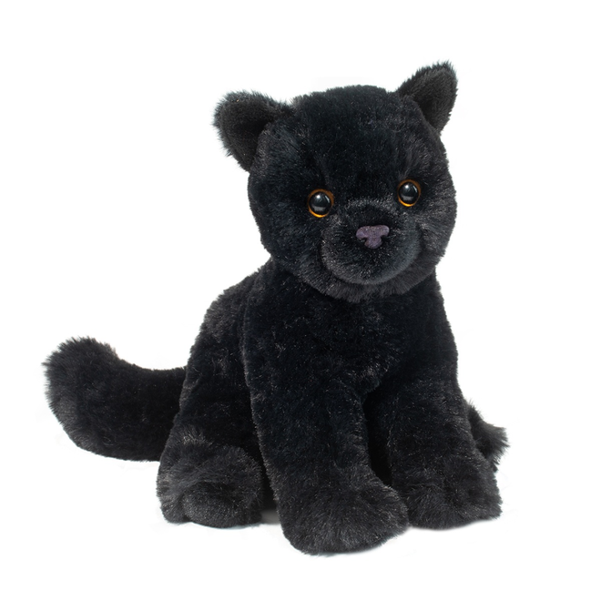 Douglas Cuddle Toy Plush - Corie Black Cat, Mini Soft