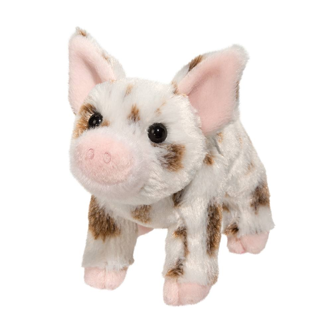 Douglas Cuddle Toy Plush - Yogi Pig w/ Brown Spots