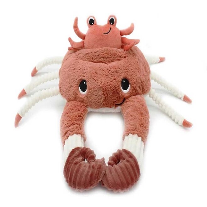 Les Ptipotos: Mum & Baby Plush - Cassecou Crab, Terracotta