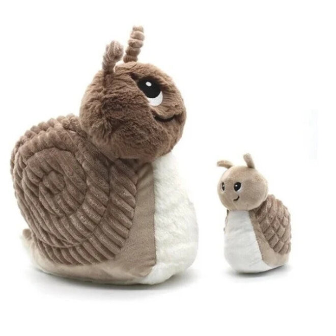 Les Ptiptotos Mum And Baby - Speedou The Snail - Brown