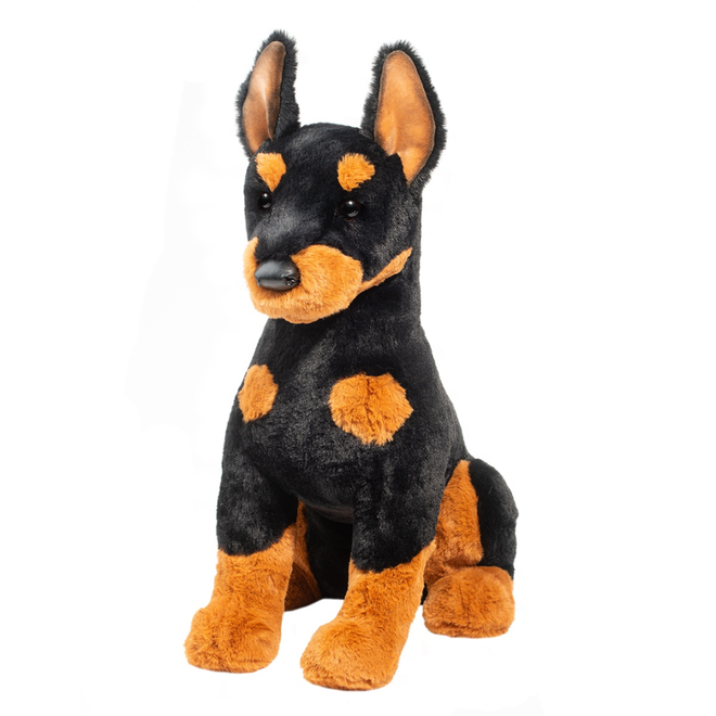 Douglas Cuddle Toy Plush - Maverick Doberman Dog, D-Lux