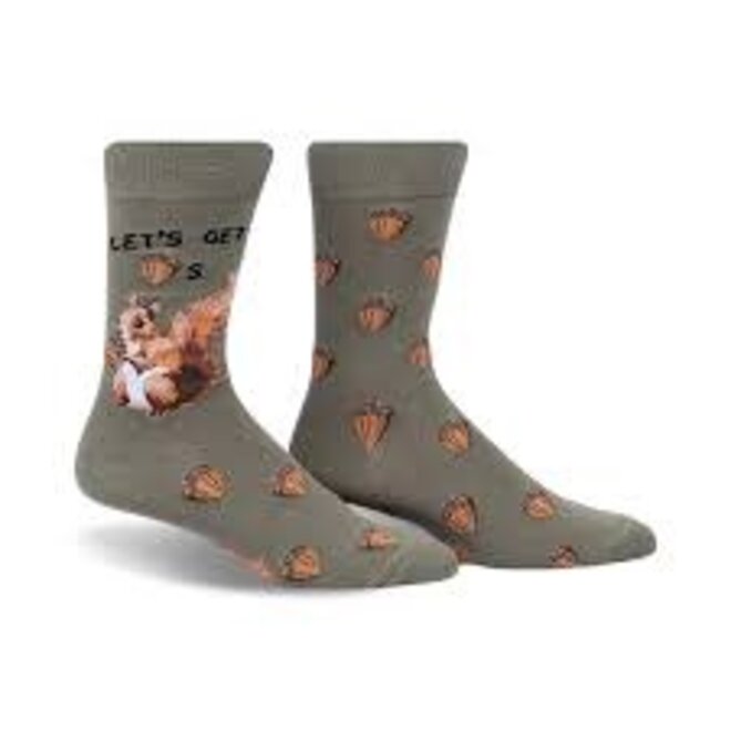 Sock It To Me: Mens Crew Socks - Let'S Get Nuts