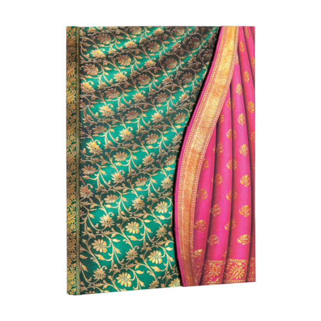 Paperblanks Hardcover Journal - Ferozi, Varanasi Silks and Saris - MIDI, LINED
