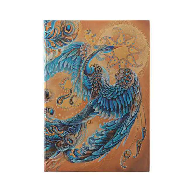 Paperblanks Hardcover Journal - Birds of Happiness: Skybird - Midi, Unlined