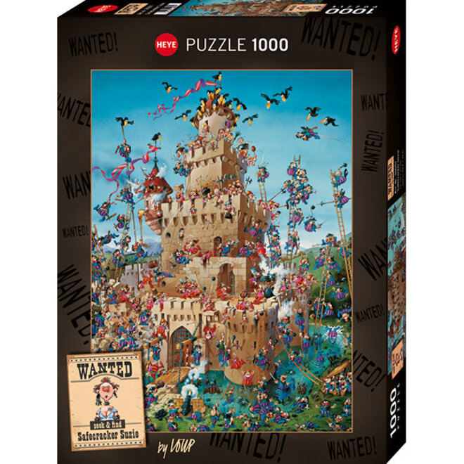 Heye Puzzle 1000pc - Wanted - Safecracker Suzie