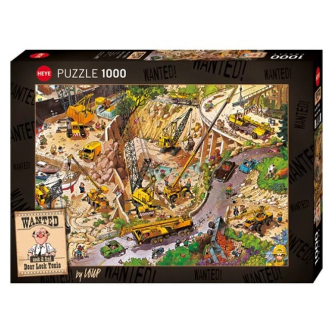 Heye Puzzle 1000pc - Wanted - Door Lock Tonio
