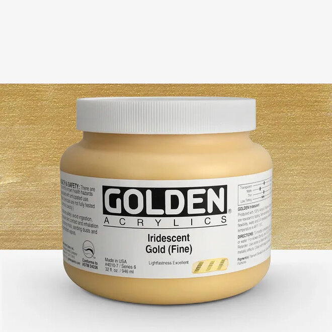 Golden Acrylics Iridescent Gold (Fine) 32oz