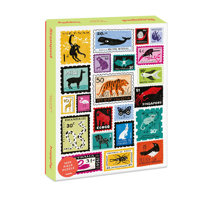 Happily 1000pc Puzzle - Stamped