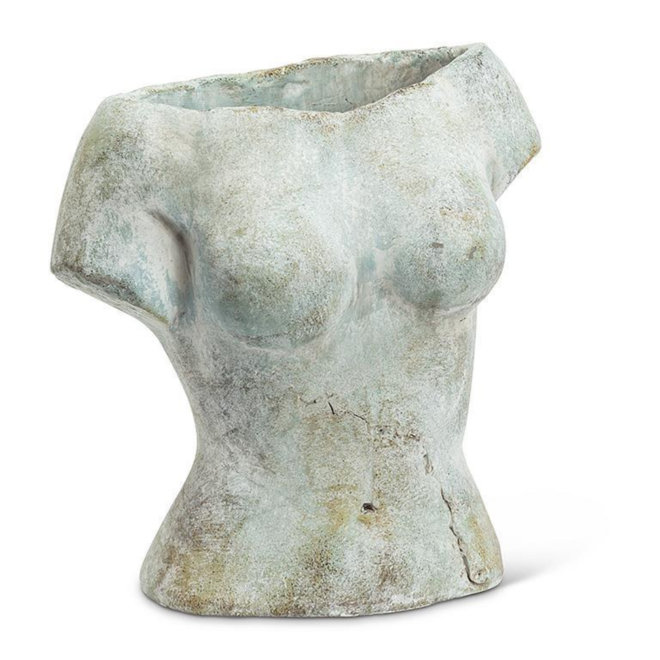 Female Torso Planter 9"