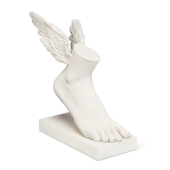 Winged Foot of Hermes - Ivory 11"